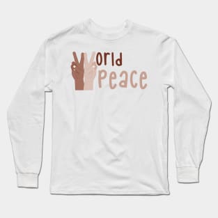 World Peace Long Sleeve T-Shirt